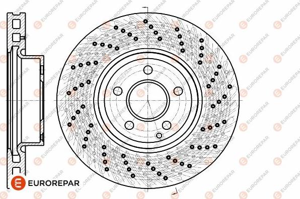 EUROREPAR 1642780380 - Bremžu diski www.autospares.lv