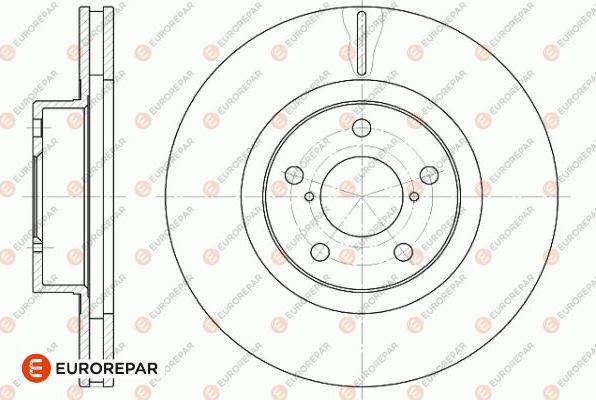 EUROREPAR 1642781580 - Bremžu diski www.autospares.lv