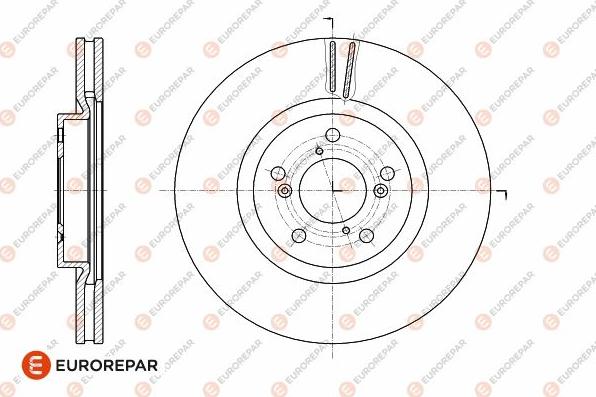 EUROREPAR 1642781080 - Bremžu diski www.autospares.lv