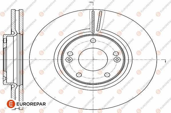 EUROREPAR 1642781280 - Bremžu diski www.autospares.lv