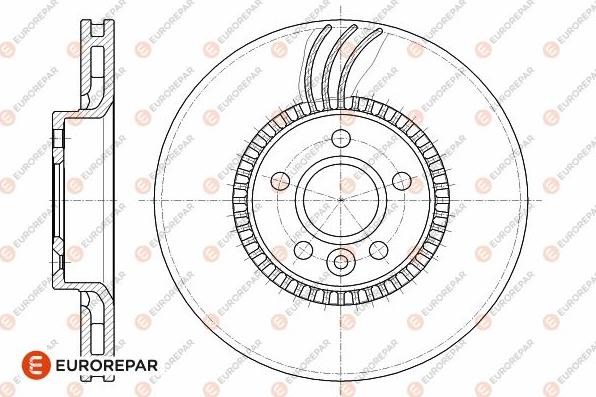 EUROREPAR 1642779680 - Bremžu diski www.autospares.lv