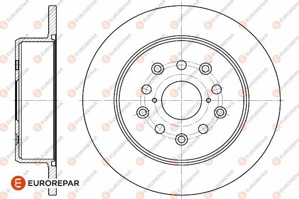 EUROREPAR 1642775980 - Bremžu diski www.autospares.lv