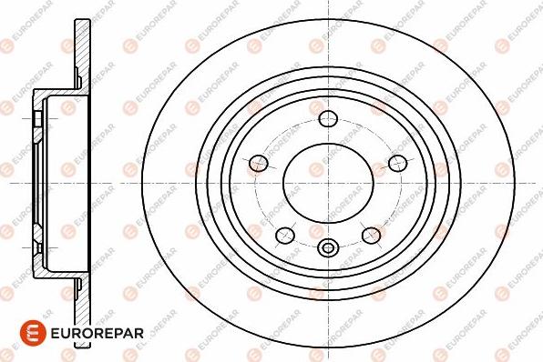 EUROREPAR 1642775080 - Bremžu diski www.autospares.lv