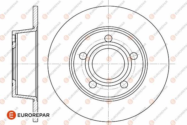 EUROREPAR 1642776080 - Bremžu diski www.autospares.lv