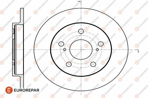 EUROREPAR 1642770380 - Bremžu diski autospares.lv