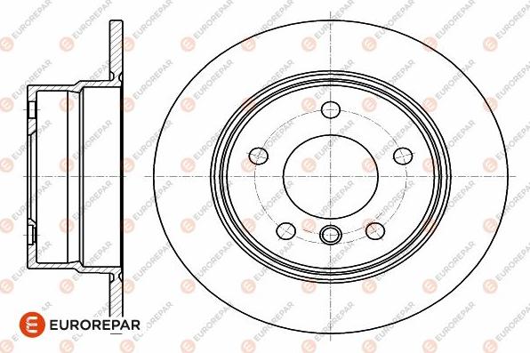 EUROREPAR 1642771980 - Bremžu diski www.autospares.lv