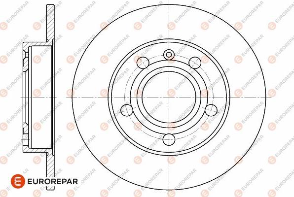 EUROREPAR 1642771680 - Bremžu diski www.autospares.lv