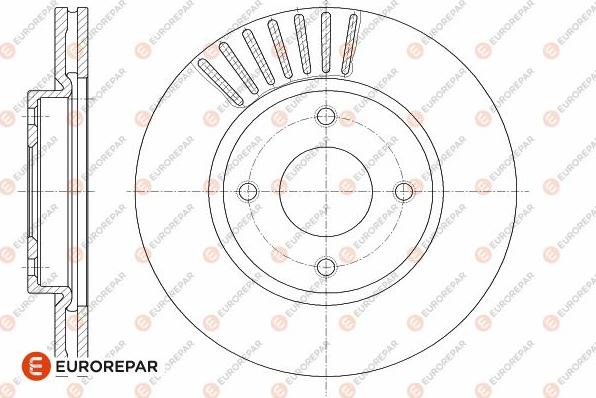 EUROREPAR 1642778380 - Bremžu diski www.autospares.lv