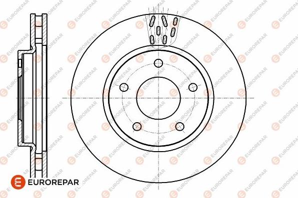 EUROREPAR 1642778280 - Bremžu diski www.autospares.lv