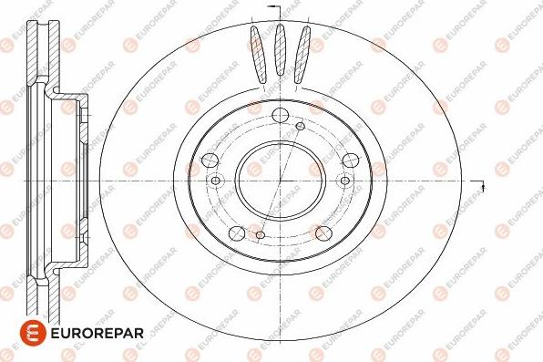 EUROREPAR 1642773280 - Bremžu diski www.autospares.lv