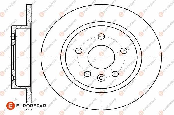 EUROREPAR 1642773780 - Bremžu diski www.autospares.lv