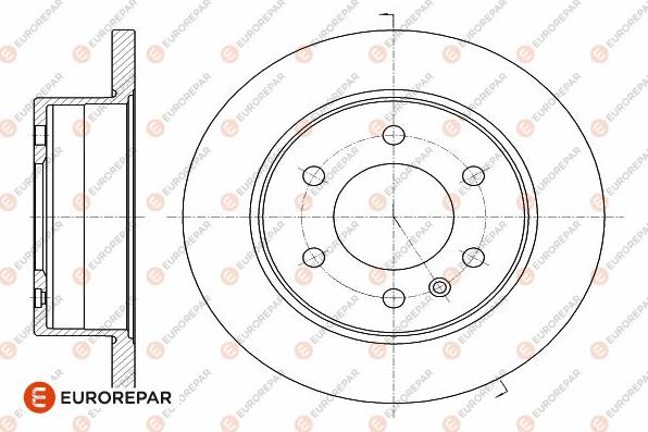 EUROREPAR 1642777180 - Bremžu diski www.autospares.lv