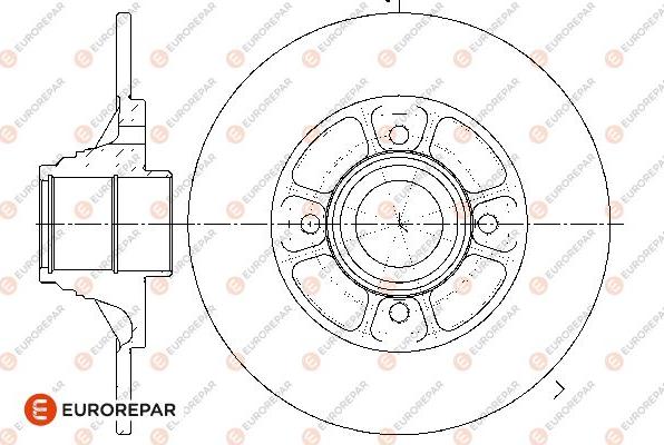 EUROREPAR 1669615680 - Bremžu diski autospares.lv