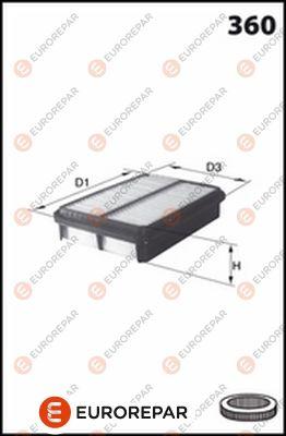 EUROREPAR 1667451780 - Gaisa filtrs autospares.lv