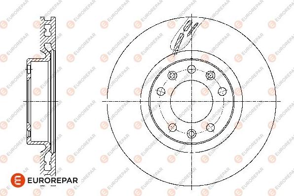 EUROREPAR 1667849980 - Bremžu diski autospares.lv