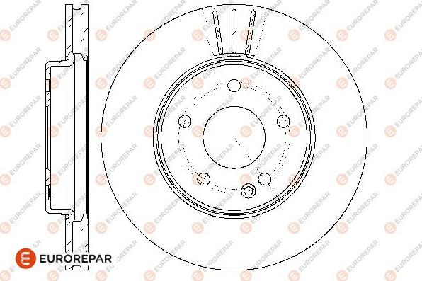 EUROREPAR 1667849280 - Bremžu diski www.autospares.lv