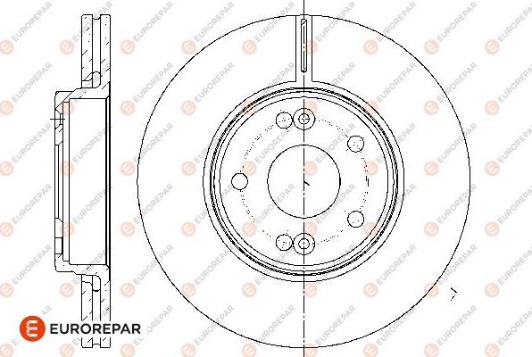 EUROREPAR 1667859080 - Bremžu diski www.autospares.lv