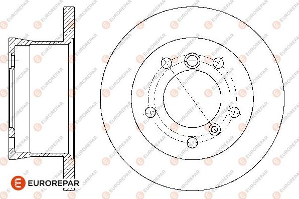 EUROREPAR 1667859880 - Bremžu diski www.autospares.lv