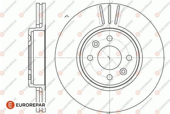 EUROREPAR 1667854980 - Bremžu diski www.autospares.lv