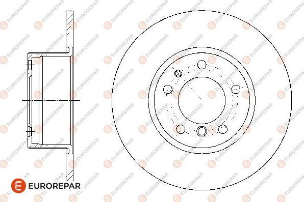 EUROREPAR 1667854580 - Bremžu diski www.autospares.lv