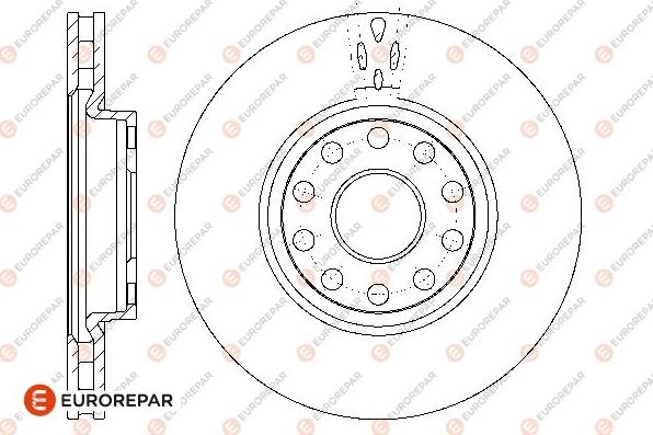 EUROREPAR 1667854680 - Bremžu diski autospares.lv