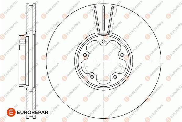 EUROREPAR 1667854080 - Bremžu diski www.autospares.lv