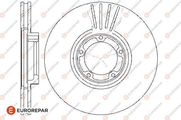 EUROREPAR 1667854180 - Bremžu diski www.autospares.lv