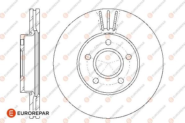 EUROREPAR 1667854880 - Brake Disc www.autospares.lv