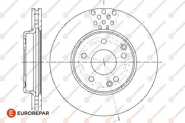 EUROREPAR 1667854780 - Bremžu diski www.autospares.lv