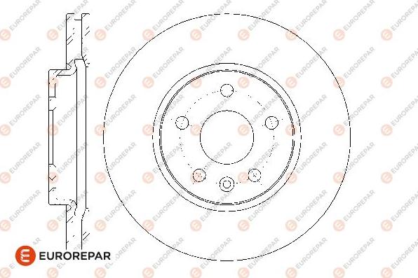 EUROREPAR 1667856480 - Bremžu diski www.autospares.lv