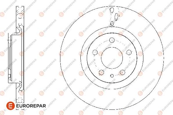 EUROREPAR 1667850580 - Bremžu diski www.autospares.lv