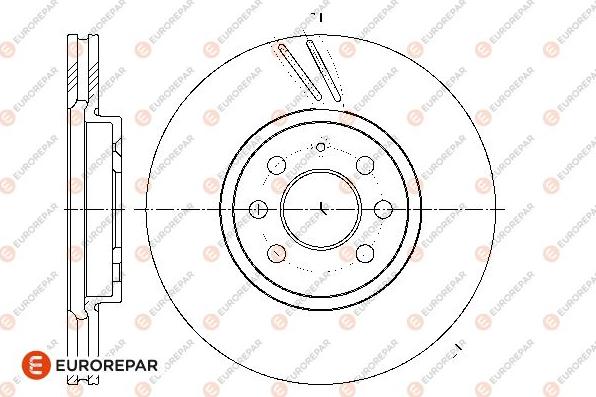 EUROREPAR 1667850780 - Bremžu diski www.autospares.lv