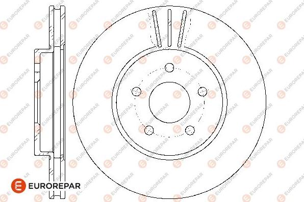 EUROREPAR 1667858980 - Bremžu diski www.autospares.lv