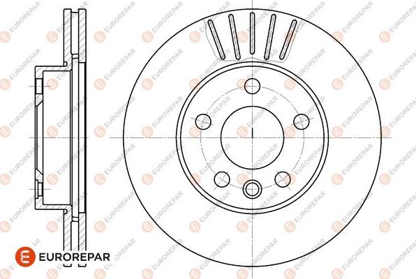 EUROREPAR 1667858680 - Bremžu diski www.autospares.lv