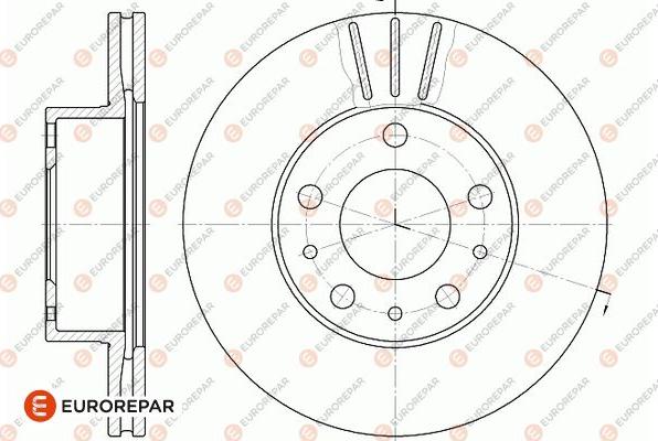 EUROREPAR 1667858880 - Bremžu diski www.autospares.lv