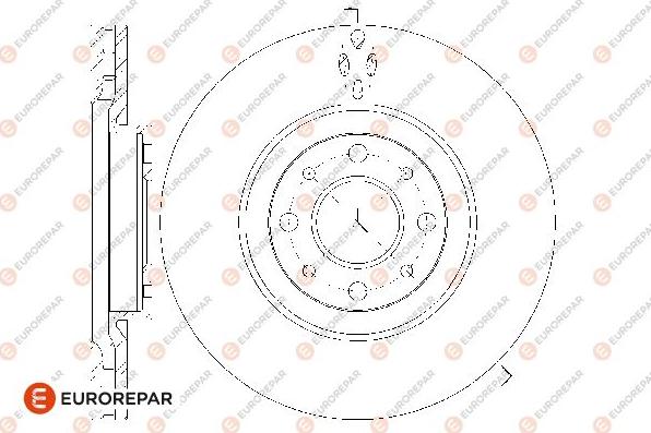 EUROREPAR 1667858380 - Bremžu diski autospares.lv