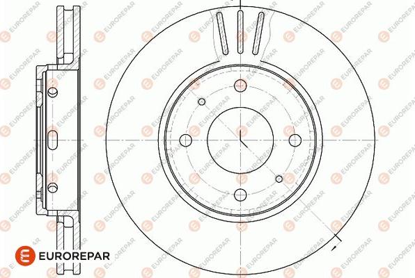 EUROREPAR 1667857980 - Bremžu diski www.autospares.lv