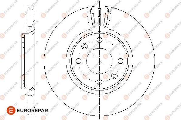 EUROREPAR 1667857480 - Bremžu diski www.autospares.lv