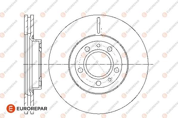 EUROREPAR 1667857280 - Bremžu diski www.autospares.lv