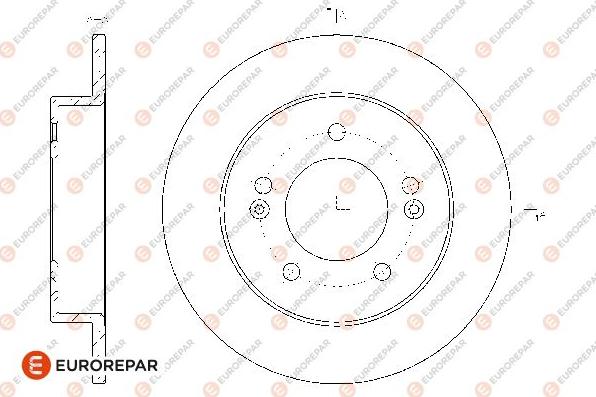 EUROREPAR 1667865780 - Bremžu diski autospares.lv