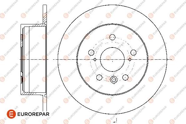 EUROREPAR 1667866180 - Bremžu diski www.autospares.lv