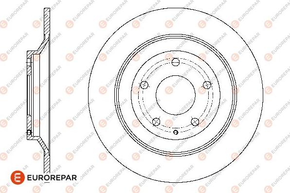 EUROREPAR 1667866780 - Bremžu diski www.autospares.lv