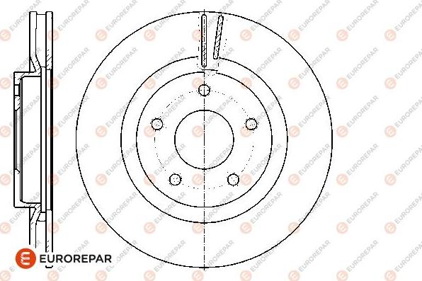 EUROREPAR 1667860380 - Bremžu diski www.autospares.lv