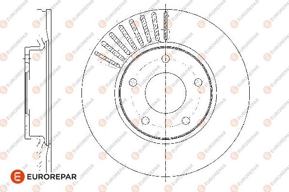 EUROREPAR 1667861880 - Bremžu diski www.autospares.lv