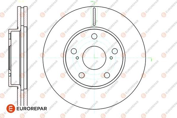 EUROREPAR 1667861380 - Bremžu diski autospares.lv