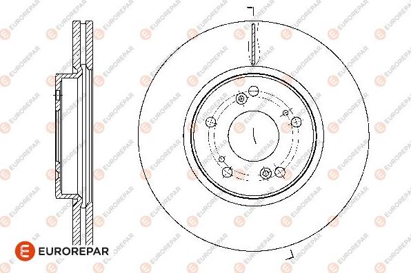 EUROREPAR 1667868080 - Bremžu diski www.autospares.lv