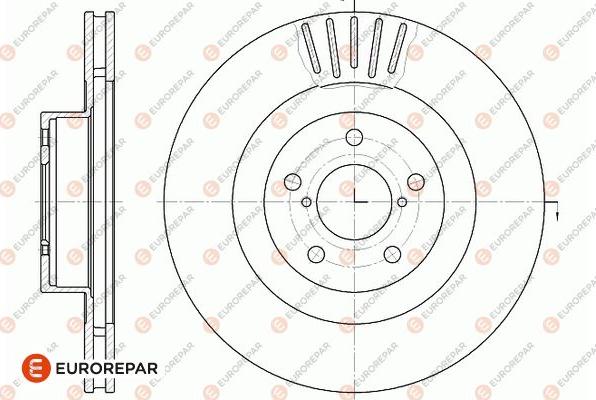 EUROREPAR 1667862480 - Bremžu diski autospares.lv