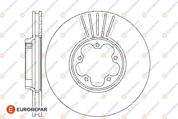 EUROREPAR 1667862180 - Bremžu diski www.autospares.lv