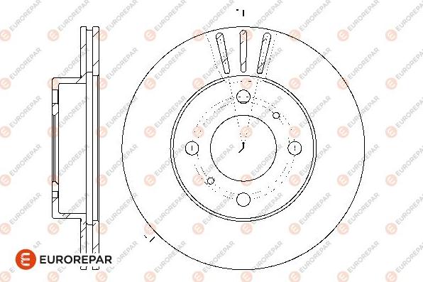 EUROREPAR 1667862780 - Bremžu diski www.autospares.lv