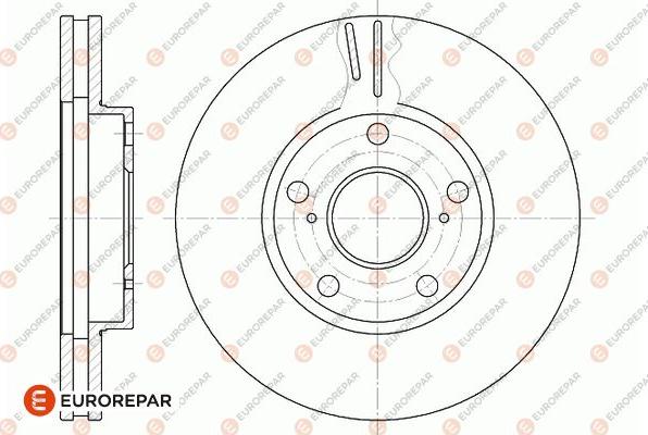 EUROREPAR 1667867980 - Тормозной диск www.autospares.lv